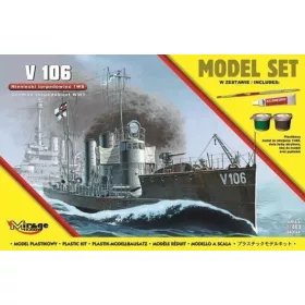 Mirage Hobby 1:400 V 106 German WWI Torpedo Ship(Model Set