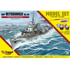   Mirage Hobby 1:400 ORP"Blyskawica"-wz.44(Polish Destroyer WWII)(Model Set)