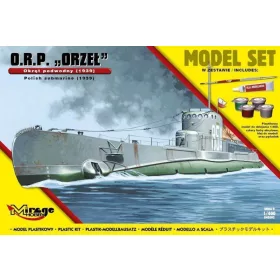   Mirage Hobby 1:400 ORP"Orzel"(Polish Submarine1939)ModelSet