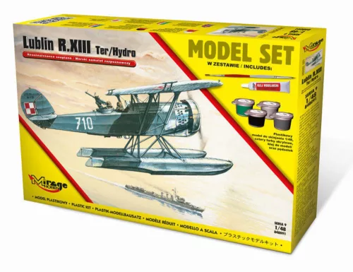 Mirage Hobby 1:48 Lublin R.XIII Ter/Hydro Reconnaissance s seaplane (Model Set)