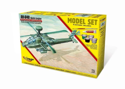 Mirage Hobby 1:72 AH-64D APACHE Longbow (Model Set)