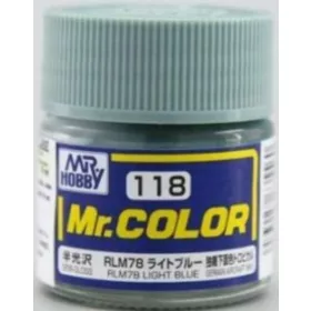   Mr Hobby - Gunze Mr Hobby -Gunze Mr. Color (10 ml) RLM78 Light Blue