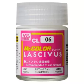   Mr Hobby - Gunze Mr Hobby -Gunze Mr. Color Lascivus (18 ml) Clear White
