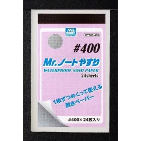   Mr Hobby - Gunze Mr Hobby -Gunze Mr. Waterproof Sand Paper #400