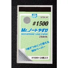   Mr Hobby - Gunze Mr Hobby -Gunze Mr. Waterproof Sand Paper #1500