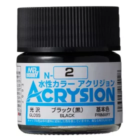 Mr Hobby - Gunze Mr Hobby -Gunze Acrysion (10 ml) Black