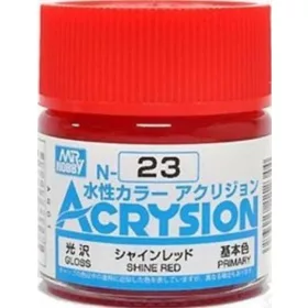 Mr Hobby - Gunze Mr Hobby -Gunze Acrysion (10 ml) Shine Red