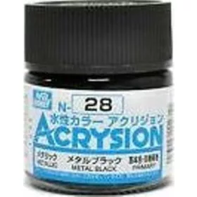   Mr Hobby - Gunze Mr Hobby -Gunze Acrysion (10 ml) Metal Black