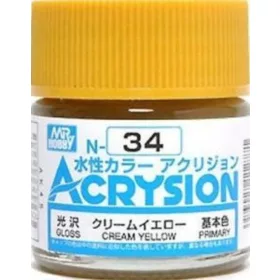   Mr Hobby - Gunze Mr Hobby -Gunze Acrysion (10 ml) Cream Yellow