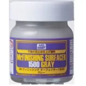   Mr Hobby - Gunze Mr Hobby -Gunze Mr. Finishing Surfacer 1500 Gray (40 ml)