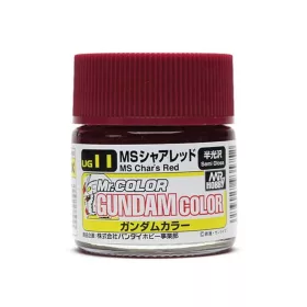   Mr Hobby - Gunze Mr Hobby -Gunze Gundam Color (10ml) MS Char's Red