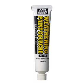   Mr Hobby - Gunze Mr Hobby -Gunze WATER-BASED WEATHERING PAINT GOUACHE BASIC WHITE
