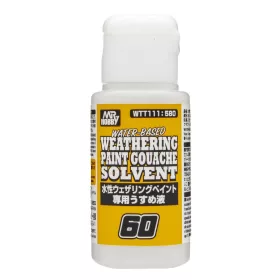   Mr Hobby - Gunze Mr Hobby -Gunze WATER-BASED WEATHERING PAINT GOUACHE SOLVENT