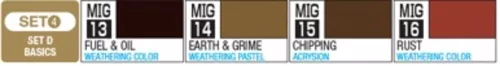 Mr Hobby - Gunze Mr Hobby -Gunze YAKUMO COLOR SET D BASICS
