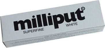 Milliput 2 part epoxy filler. Super Fine (white) grade.