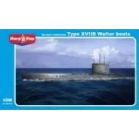 Micro Mir AMP 1:350 German submarine U-boat type XVIIB Walte