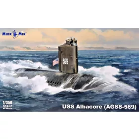 Micro Mir AMP 1:350 USS Albacore (AGSS-569) submarine