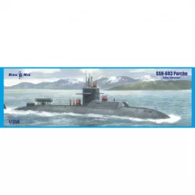 Micro Mir AMP 1:350 SSN-683 Parche (late version) submarine