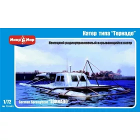 Micro Mir AMP 1:72 German sprengboot "Tornado"