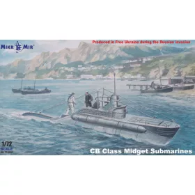Micro Mir AMP 1:72 Italian CB Class Midget Submarines