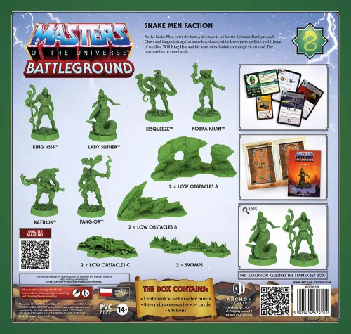 Archon Studio MOTU: BATTLEGROUND Wave 8 - Snake Men Faction (DE)