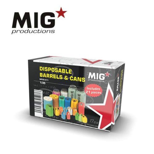 MIG Productions 1:35 Disposable Barrels & Cans