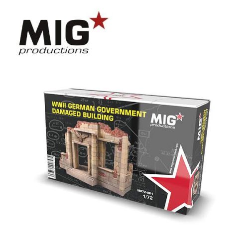 MIG Productions 1:72 German damaged building
