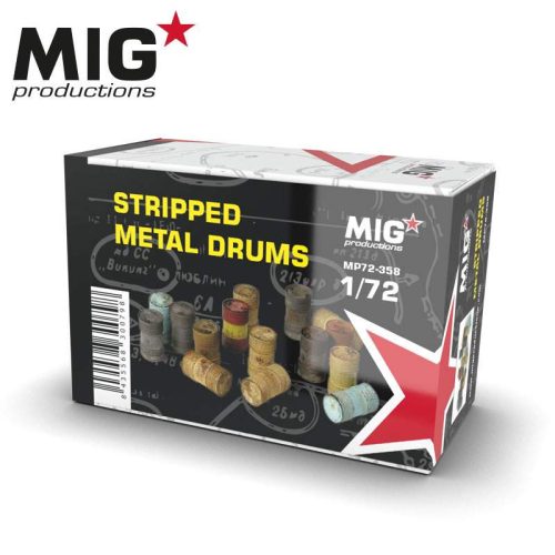 MIG Productions 1:72 Stripped metal drums