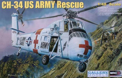 MRC 1:48 CH-34 US ARMY Rescue helikopter makett