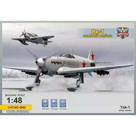 ModelSvit 1:48 Yak-1 Soviet fighter on skis