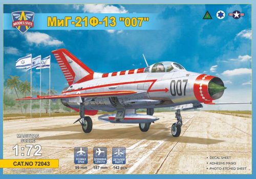Modelsvit 1:72 MiG-21F-13 ”007” (Operation ”Diamond”) repülő makett