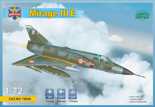 Modelsvit 1:72 Mirage IIIE fighter-bomber repülő makett