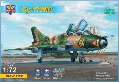 Modelsvit 1:72 Su-17UM3 advanced two-seat trainer