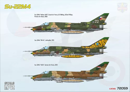 ModelSvit 1:72 Su-22M4 soviet fighter-bomber (Export ver.)