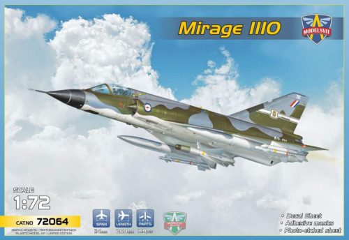 Modelsvit 1:72 Mirage IIIEO interceptor (5 camo schemes)