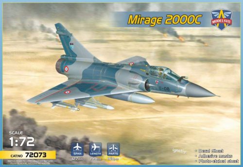 Modelsvit 1:72 Mirage 2000C multirole fighter (5 camo schemes)