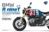MENG-Model 1:9 BMW R nineT Option 719 Mars Red/CosmicBlue (Pre-colored Edition)