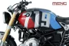 MENG-Model 1:9 BMW R nineT Option 719 Mars Red/CosmicBlue (Pre-colored Edition)