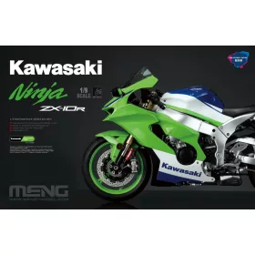 Meng Model MT007s 1:9 Kawasaki ZX-10R (Pre-colored Edition)