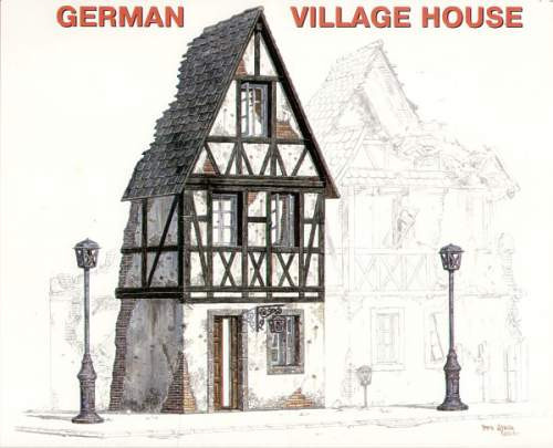 Miniart 1:35 - Ruined German Village House (vidéki német romos épület)
