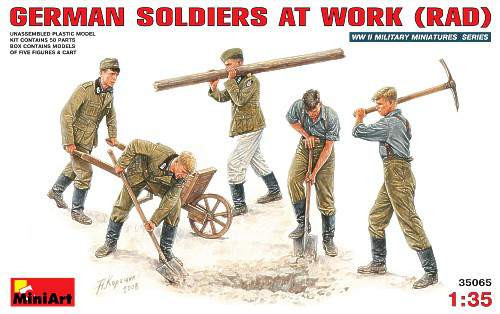 Miniart 1:35 German soldiers at work (RAD)