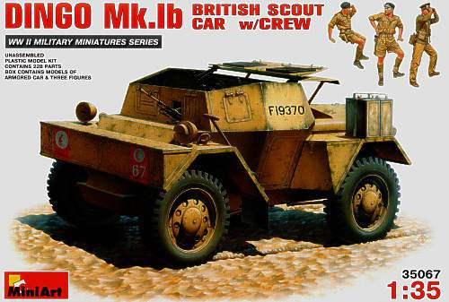 Miniart 1:35 Daimler Dingo Mk.Ib Armoured Car with Crew