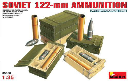 Miniart 1:35 Soviet 122mm ammunition