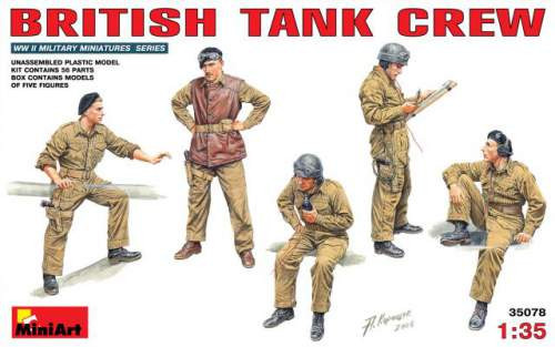 Miniart 1:35 British (WWII) Tank Crew