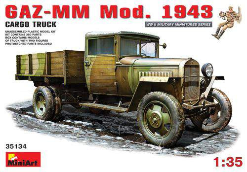 Miniart 1:35 - Russian GAZ-MM Mod.1943 1.5t Cargo Truck