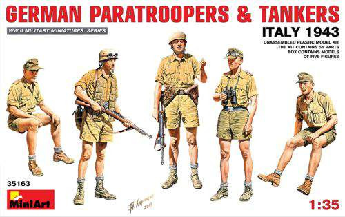 Miniart 1:35 German Paratroopers and Tankers (Italy 1943)
