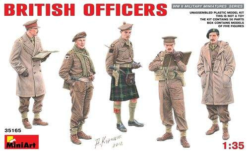 Miniart 1:35 British Officers MT35165