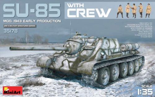 Miniart 1:35 SU-85 Mod.1943 (Early Production) w/Crew
