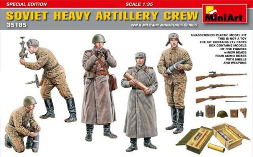 Miniart 1:35 Soviet Heavy Artillery Crew.Special Edition  