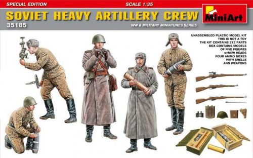 Miniart 1:35 Soviet Heavy Artillery Crew.Special Edition